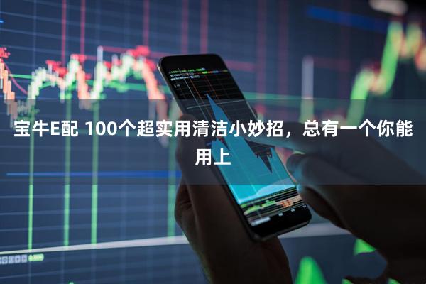 宝牛E配 100个超实用清洁小妙招,总有一个你能用上